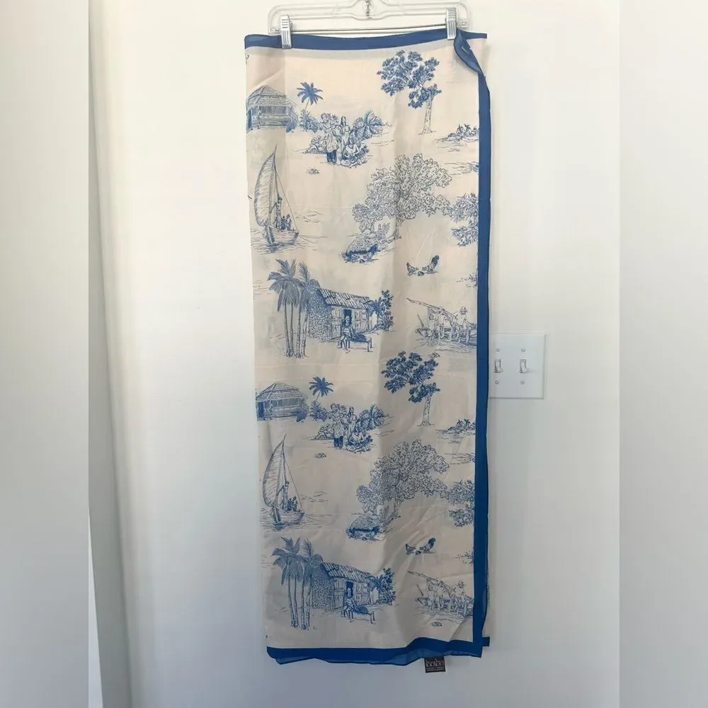 Island Bazaar Island Stories Printed Rayon Scarf/Wrap